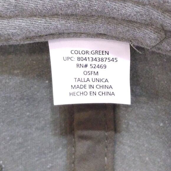 Time and Tru Baseball Cap Unisex Adjustable Tri-Glide Washed Olive Grn Fit Most - Picture 5 of 6